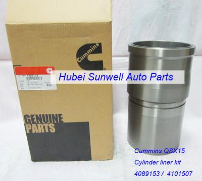 China Cummins QSX15 engine cylinder liner kit 4089153 for sale