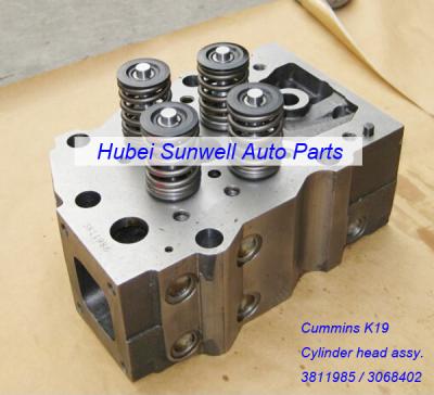 China K19 engine cylinder head assy 3021692 / 3081073 / 3811988 / 3646323 for sale