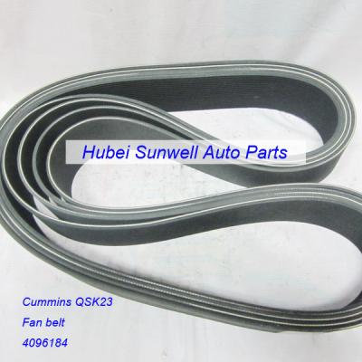 China Cummins QSK23 engine fan belt 4096184 17PK 1650MM for sale