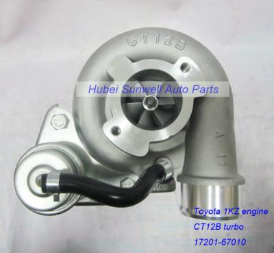 China Toyota 1KZ engine turbo 17201-67010, CT12B turbo for Toyota Land Cruiser 1KZ-T engine 17201-67040 for sale