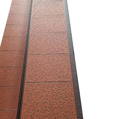 China New PU Foam Sandwich Wall Panel 16mm Traditional Decorative Metal 3D Siding Exterior Insulated Panel for sale