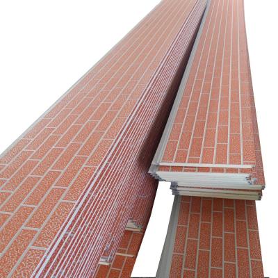 China Modern Waterproof Prefab Metal Siding Panel 16mm/20mm PU Sandwich Panel Ceiling Panel Best House Supplier for sale