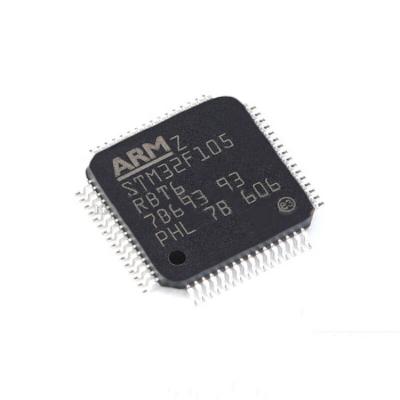 China New original standard 64-LQFP MCU chip 32-bit 72MHz 128KB CHIP Microcontroller STM32F105RBT6 for sale