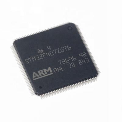 China New original standard MCU 32BIT 1MB 144LQFP STM32F407 FLASH microcontroller STM32F407ZGT6 for sale