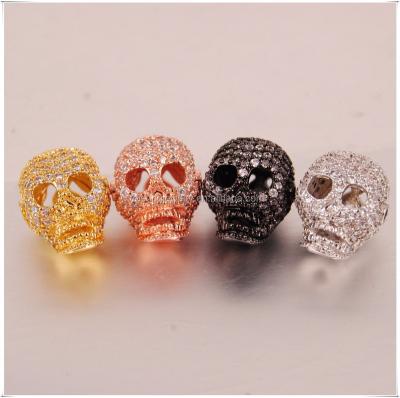 China Sterling Silver Bracelet Etc Skull Sterling Silver Beads 925 for bracelet making for sale