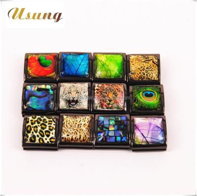 China Hot Selling Colorful Micro Bracelet Etc. 2017 pave square spacer beads for sale