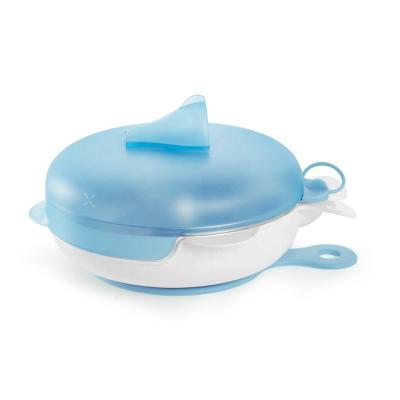 China Fast Delivery Kids Dolphin Shape Cute Water Injection Baby Feeding Dish for sale