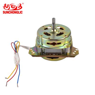 China Household Sunchonglic 80w copper wire gasket motor drain motor washing machine spare parts rotate motor for small swan type washing machine for sale