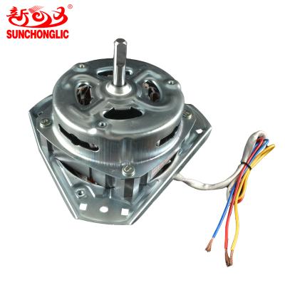 China Household Sunchonglic Washing Machine Parts Drain Motor 100w Washing Machine Spin Motor for sale