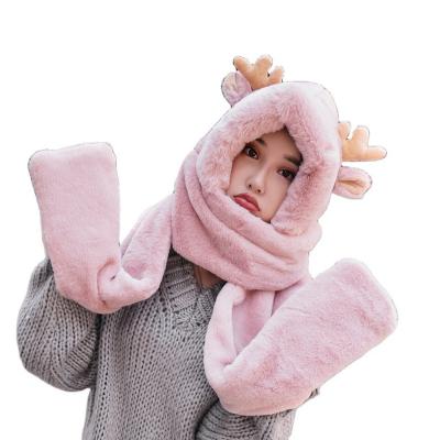 China High Quality And Low Price Children Winter Cloth Hat Scarf Set Winter Fitness Exercise Hat Set Children for sale