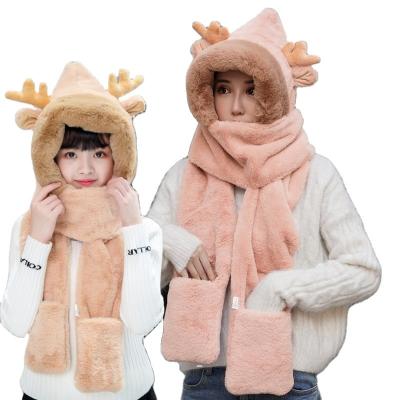 China Fitness Exercise Recommend Wholesale Children Scarf Hat Mitt Sets Kids Cloth Scarf And Hat for sale