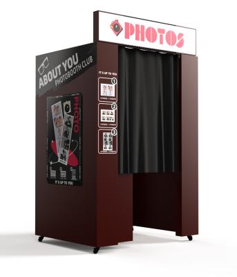 China 2023 SDK JINLAOJIN China Flash Photo Booth With Images Printer Machine With Backdrop for sale