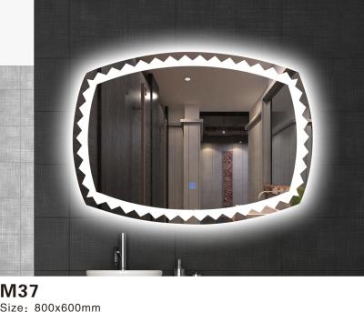 China Hot Selling Magnifying Hung Makeup Backlit Led Wall Mirror Bathroom Led Lights Smart Mirror With Cheap Price for sale