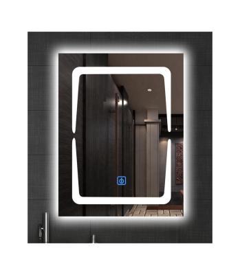 China Wall Mount Home Hotel Bathroom Makeup Vanity Magnifying Fogproof Illuminated Smart Led Mirror With Led Lights for sale