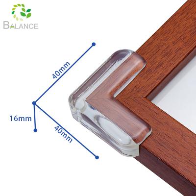 China Prevent Injuiry Baby Safety Clear Color Table Corner Protector High Quality PVC Corner Protector For Home Use for sale