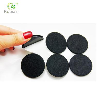 China Eco - Friendly Strong Sticky Black Felt Various Furniture Protector Pads for sale