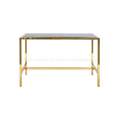 China The Gold Commercial Rental Upscale Events Space Modern Wedding Cocktail Arcade Table for sale