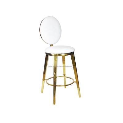 China Good quality gold metal stainless steel frame modern luxury umpire chair for bar table bar stool chairs for sale