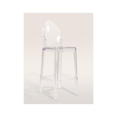 China Wholesale Modern Ghost Modern Acrylic High Chair Nordic Bar Chair For Party Rental for sale