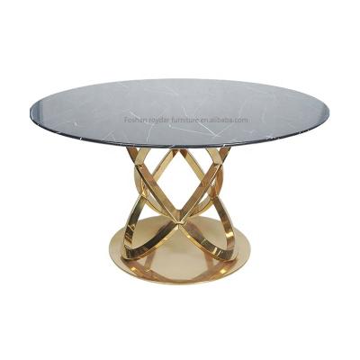 China modern interior design restaurant bar cocktail table rental banquet furniture event rental gold for sale