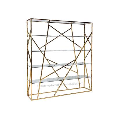 China Banquet Event Style Banquet Rental Furniture Wedding Use Wine Glass Rack Stainless Steel Display Stand Shelf for sale