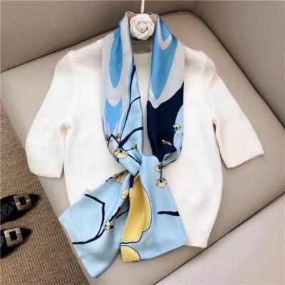 China Silk 30 colors long silk scarves for elegant women for sale