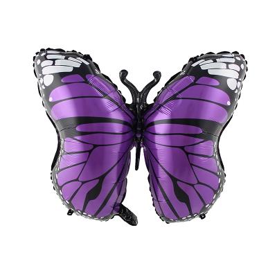 China Gift Toy Globo Purple Para Purpura Mariposa Helio Butterfly Foil Balloon Fiesta Decoracion Cumpleanos for sale