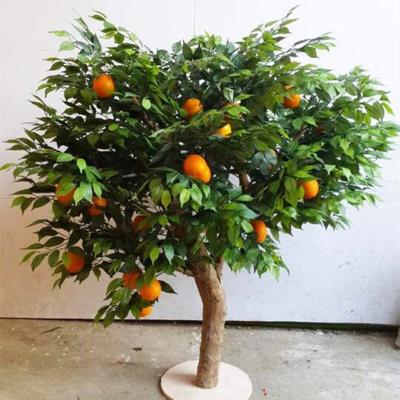 China Friit Tree Handmade Evergreen Artificial Plants Garden Apple Tree High Quality Fruit Trees for sale