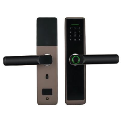 China TTLOCK Home Security APP Password IC Card Fingerprint Smart Door Lock For Hotel Office Bedroom F9F for sale