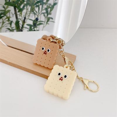 China Waterproof 2021 Cute Cookies Design Silicone Anti-Lost Protective Locator Tracker Cover For Dog Pets Protective Case For Apple AirTag for sale