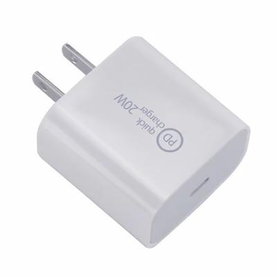 China New Product Ideas 2021 PD US EU Plug 20W USB C Universal Power Adapter Charger UK 2021 Fast Charger For 12 for sale