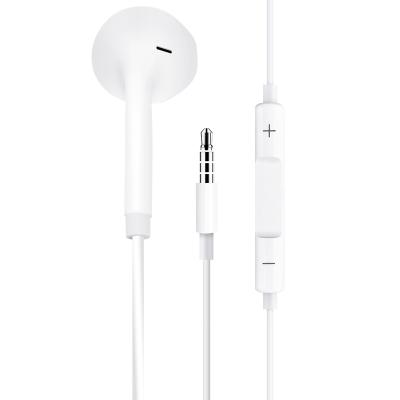 China Free Sample 3.5mm In-Ear Jack Tape Headphones Earphone Headsets 1.2M Handsfree Stereo In-Ear Cable Earphone For for sale