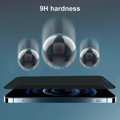 China Full Glue 9H Hardness For iPhone 12 Pro Cell Phone Glass For iPhone 11 Privacy Tempered Glass For iPhone 13 Screen Protector for sale