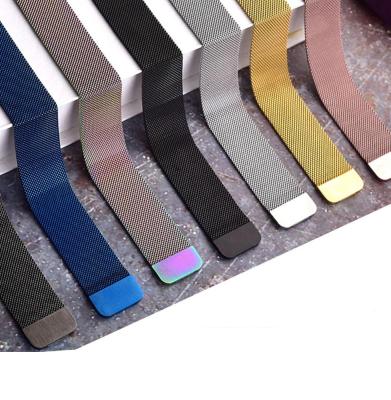 China Stainless Steel Buckle Watch Bands For Apple Watch Series 1 Se Metal Band 2 3 4 5 6 For Iwatch Stainless Steel Strap 38mm 40mm 42mm 44mm for sale