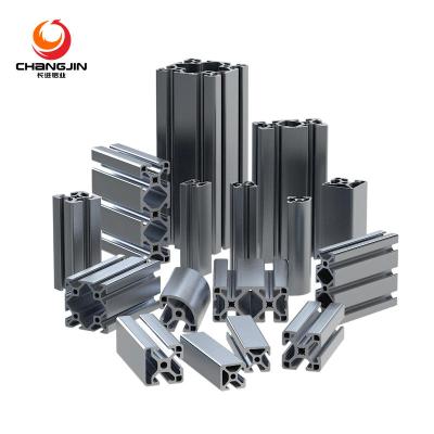 China China Supplier Industrial Custom 6063 V Slot Rail Extruded T Slot Aluminum Extrusion Profile for sale