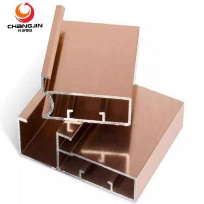 China Door Aluminum Profile Sideboard Decorations Frame Aluminum Extrusion For Sideboard Door for sale