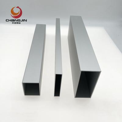 China High Quality Aluminum Extrusion Aluminum Profiles Extrusion Custom Anodized Aluminum Square Pipe Round Oval Tube Profile for sale