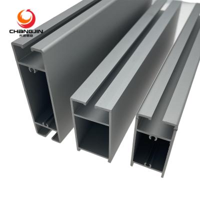 China door & Window Anodized Aluminum Extrusion Profiles For Sliding Door Wardrobe for sale