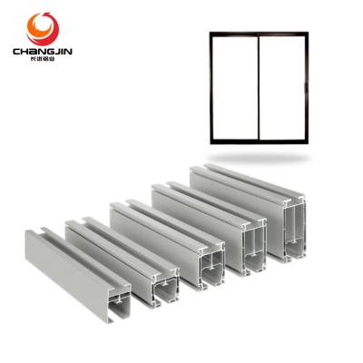 China Wardrobe Profile Black Aluminum Windows And Door Frames Extruded Aluminum Glass Sliding Window Frames for sale