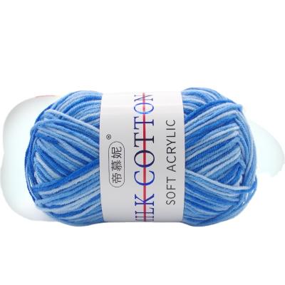 China Soft. New Dimuni 2021 Hand Knitting Wholesale Cheap Price Comfortable 3 Ply Milk Cotton Yarn 50g Cotton Yarn for sale