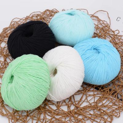 China Popular wholesale 100 baumwolle yarn from Dimuni China cotton viable pure shingmore yarn factory for hand knitting for sale