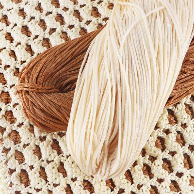 China Love Yarn Dimuni China Manufacturer 2021 Diy Nylon Yarn Summer Hat Crochet Yarn For Hand Knitting Fancy Yarn for sale