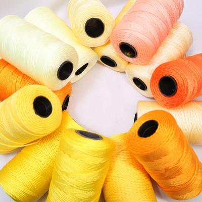 China Dimuni 2021 Wholesale 1.5mm PP Multifilament 600D DTY Polypropylene Yarn Abrasion-Resistant Yarn For Knitting Bags for sale