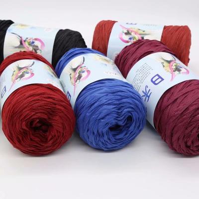 China Dimuni 2021 Anti-bacteria cheap price fancy yarn crochet hand knitting women hat mixed yarn for sale