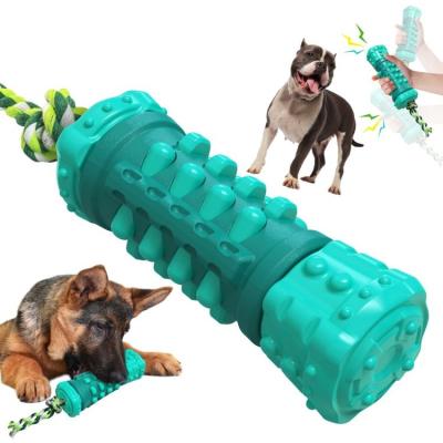 China New Interactive Sustainable Pet and Motion Toys Grinding Teeth Cleaning Pet Chew Squeaker Toys Indestructible Dog Toys for Large Dogs for sale