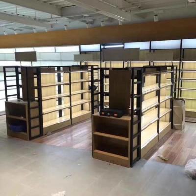 China Double sided high qualityconvenience store shelf retail display stand racks c store gondola shelving for sale for sale