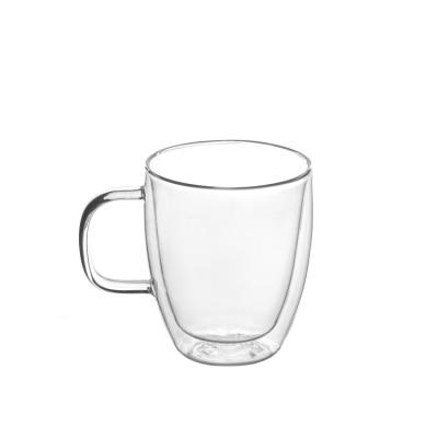 China China Customized Viable Wholesale Customized Double Wall Tea Glass Mug Coffee Tea Cup With High Quality for sale