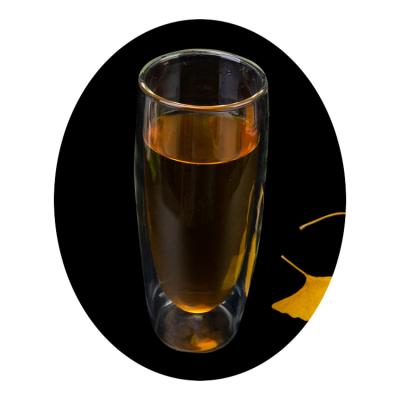 China Sustainable Wholesale Double-Wall Insulated Beer Glass Double Wall Mug Coffee Latte Glass for sale