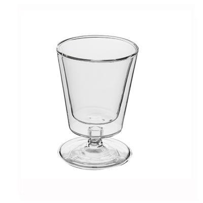 China New Arrived Viable Ice Cream Cup Glass Large Size Dessert Glass Cup for sale