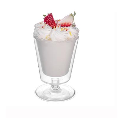 China Viable Wholesale Customized Viable Classic Droplet Ice Soda Glass Eggnog Glass Cup for sale